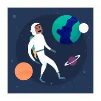 Floating Spaceman - design