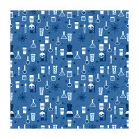 Retro Chemistry Pattern - design