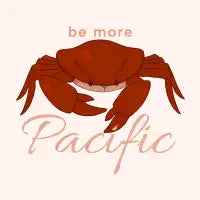 Be More Pacific: Shore Crab T-Shirt - design