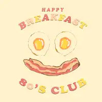 Happy breakfast - design