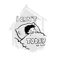 I Can't today - design