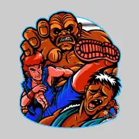 Retro Gaming Series - Double Dragon - design
