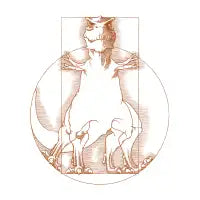 Vitruvian T-Rex - design