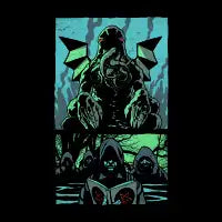 Cthulhu Panels - Lovecraft Horror T Shirt - design