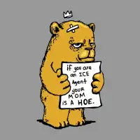 "Yo' momma" (light tees) - design