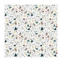 Florals on white background - design