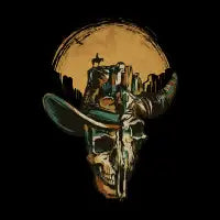 Old Cowboys Never Die - design