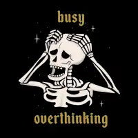 Busy Overthinking - design