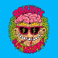 Brainy but happy - design