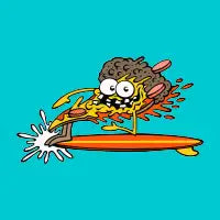 Pizza Surfer - design