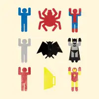 Superheroic Minimalism - design