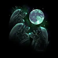 Three Xenomorph Moon - design