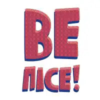 Be Nice! - design