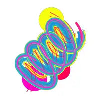 Fluoro squiggly - design