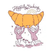 Happily Baking - design