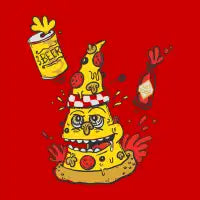 Pizza, Hot Sauce & Beer - design