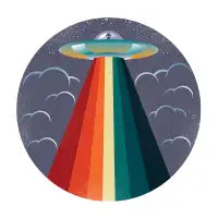 Alien Rays Retro - design