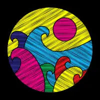 CMYK Waves - design