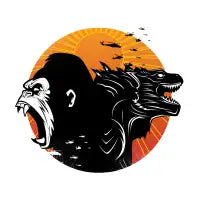 Godzilla KONG Sunset - design