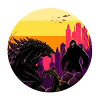 Godzilla & Kong Sunset - design