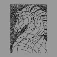 Horse lines #2 - design