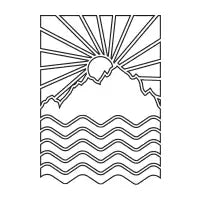 Mountain sunset #2 - design