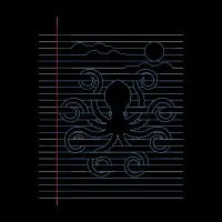 Octopus notebook paper T-Shirt - design