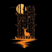 Sunset in Autumn - design