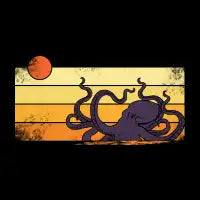 Sunset Octopus - design