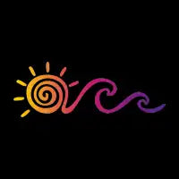 the Sunrise and Waves - design