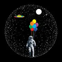 UFO and Astronaut - design