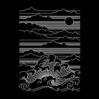 Wave and Sun #2 - design