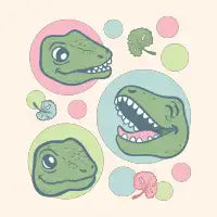 Laughing Dinosaur - design