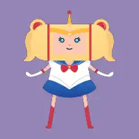 Sailor Moon Katamari Crossover - design