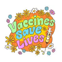 Vaccines save lives - design