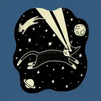 Space Cat & Mouse - design