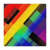 Abstract Dark Rainbow - design