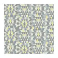 Triangle Pattern in Gray and Yellow - design