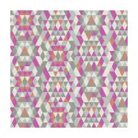 Triangle Pattern in Gray, Pink, Orange - design
