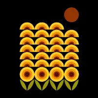 Sunflower Field T-Shirt - design