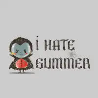 I hate summer - design