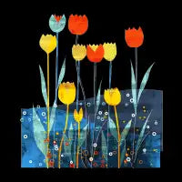 Tulips field - design