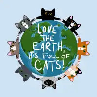 Earth Day Cats - design