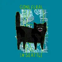 Gone Feral In Seattle Cat - design