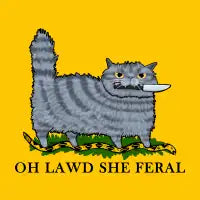 Oh Lawd She Feral Grey Tabby - design