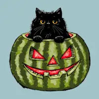 Summerween Watermelon Kitty - design