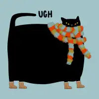 Ugh Cat T-Shirt - design