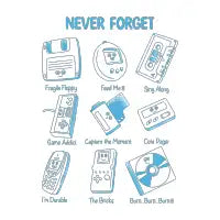Never Forget - design