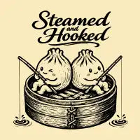Steamed And Hooked - design