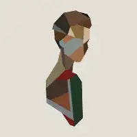 Polygon portrait #2 - design